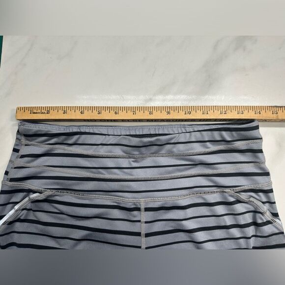 Athleta Relay Striped Leggings, Black & Gray, Size M, Running, Yoga, Athleisure - Picture 12 of 15